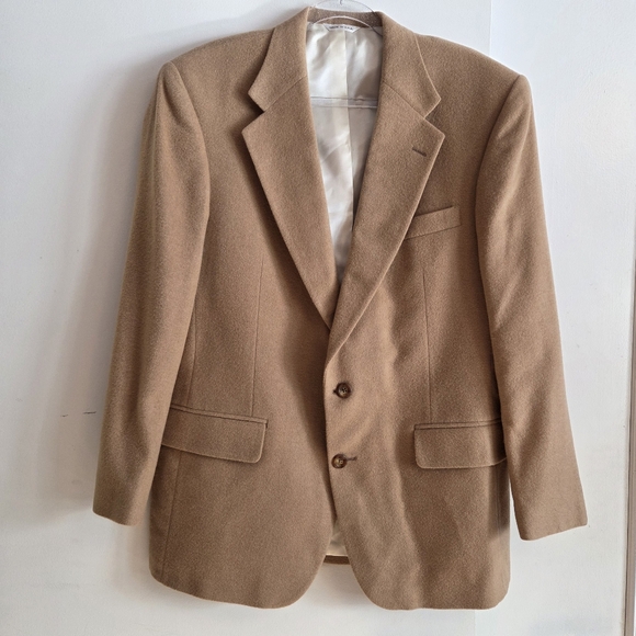 RALPH LAUREN POLO UNIVERSITY CLUB Camel Hair Sport Jacket Large 42R